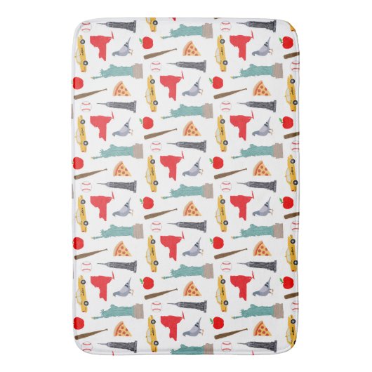 New York Badematte (Vorderseite Vertikal)