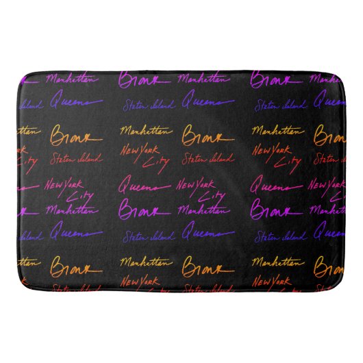 NEW YORK BADEMATTE (Vorderseite)