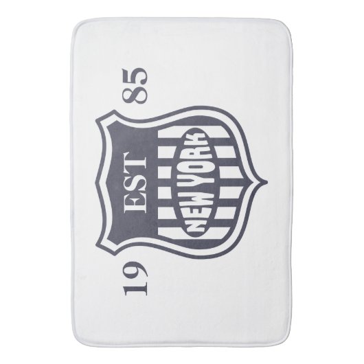 New York Badematte (Vorderseite Vertikal)