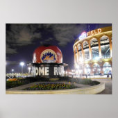 New York Baseball Apple Poster (Vorne)