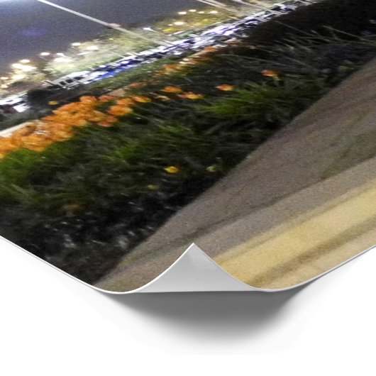 New York Baseball Apple Poster (Ecke)