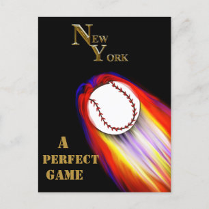 NEW YORK BASEBALL FEIERTAGSPOSTKARTE