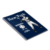 New York Baseball - Retro 2023 Notizblock (Rechte Seite)