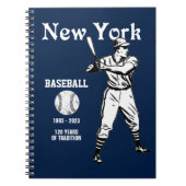 New York Baseball - Retro 2023 Notizblock (Vorderseite)