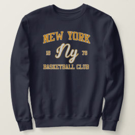 New York basketball athletic Sweatshirt