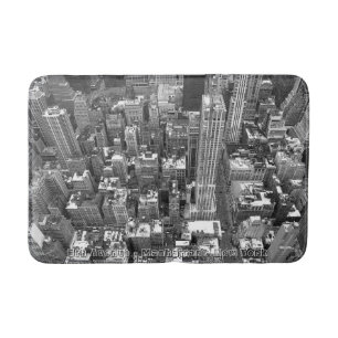 New York Bath Souvenirs NYC Cityscape Badematte