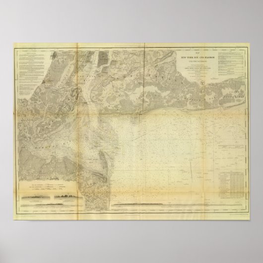 New York Bay, Hafen Poster (Vorne)