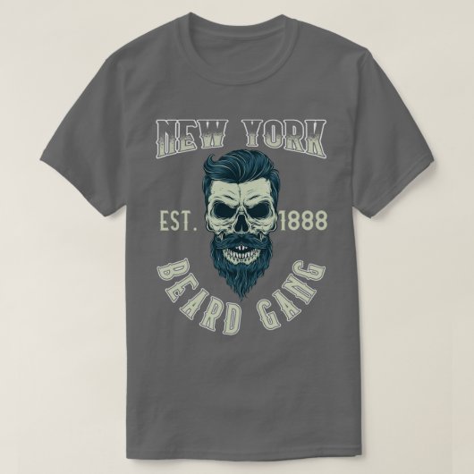 New York Beard Gang Classic TShirt (Design vorne)