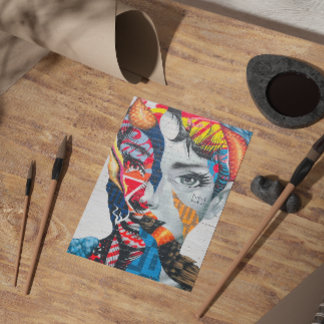 New York Beauty Postcard - Atemberaubendes Frauenp Postkarte