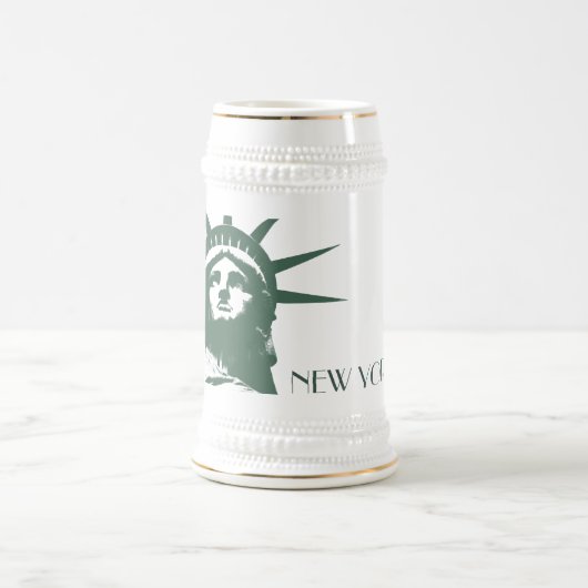 New York Beer Tasse New York City Souvenir Tasse (Mittel)