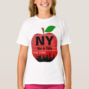 New York Benutzerdefinierte Namen Der Große Apfel T-Shirt