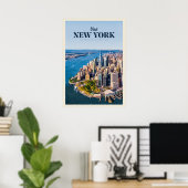 New York besuchen Poster (Heimbüro)