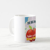 New York Big Apple Reiseplakat Kaffeetasse (Vorderseite Links)