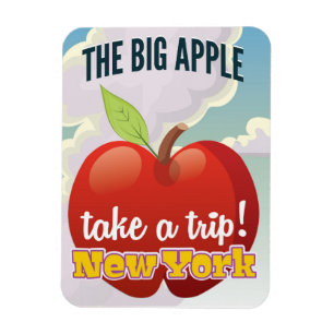 New York Big Apple Reiseplakat Magnet