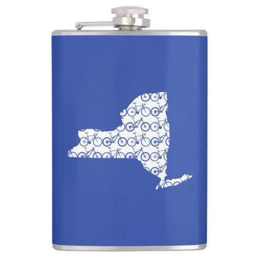 New York Bike Flachmann (Vorderseite)