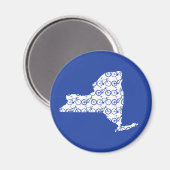 New York Bike Magnet (Vorderseite/Rückseite)