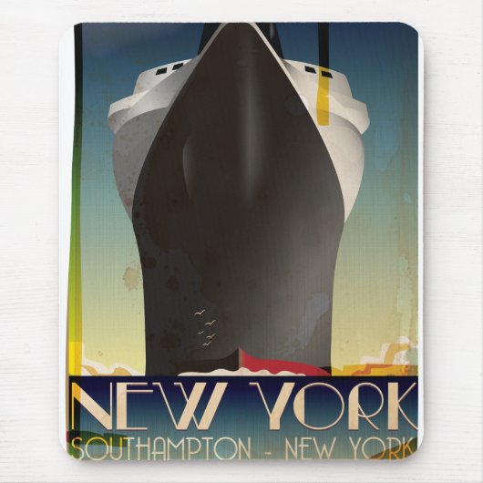 New York bis Southampton Mousepad (Vorne)