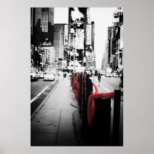 New York Black and White Foto Poster