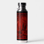 New York Black Red Trinkflasche (Rechts)