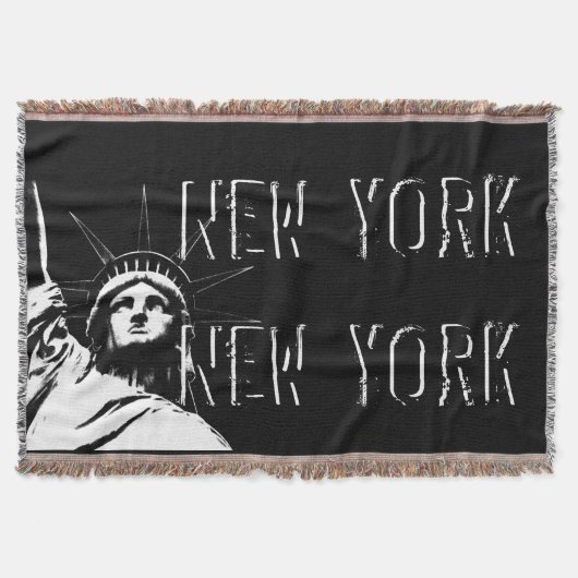 New York Blanket NYC Statue of Liberty Blanket Decke (Vorderseite)
