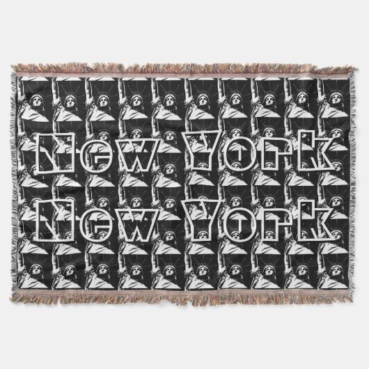 New York Blanket NYC Statue of Liberty Blanket Decke (Vorderseite)