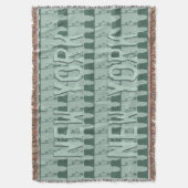 New York Blanket NYC Statue of Liberty Blanket Decke (Vorderseite Vertikal)