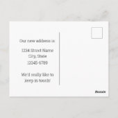 New York Bluebird-Rote Rosen zur Ankündigung Postkarte (Rückseite)