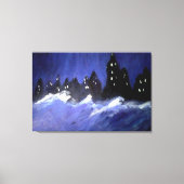 New York Blues Stretched Canvas Print Leinwanddruck (Vorderseite)