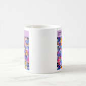 New York Blume Market Poster Kaffeetasse (Mittel)