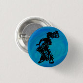 New York Boogie Nights Drum Blue Button (Vorne & Hinten)