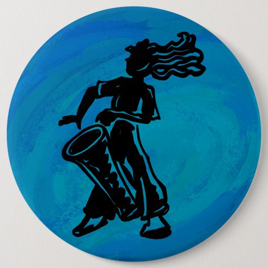 New York Boogie Nights Drum Blue Button (Vorderseite)