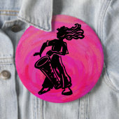 New York Boogie Nights Drum Hot Pink Button (Beispiel)