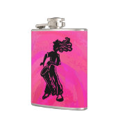 New York Boogie Nights Drum Hot Pink Flachmann (Links)