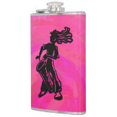 New York Boogie Nights Drum Hot Pink Flachmann (Links)