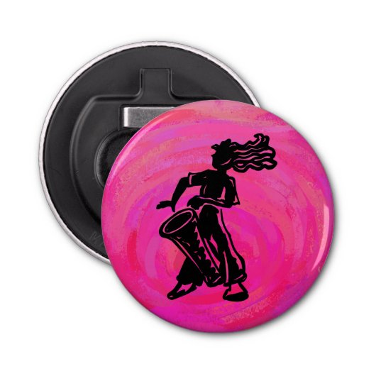 New York Boogie Nights Drum Hot Pink Flaschenöffner (Vorderseite)
