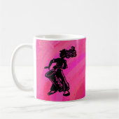 New York Boogie Nights Drum Hot Pink Kaffeetasse (Links)