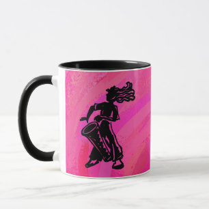 New York Boogie Nights Drum Hot Pink Tasse