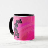 New York Boogie Nights Drum Hot Pink Tasse (Vorderseite Links)