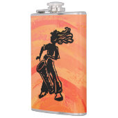 New York Boogie Nights Drum Orange Flachmann (Links)