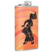 New York Boogie Nights Drum Orange Flachmann (Rechts)