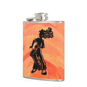 New York Boogie Nights Drum Orange Flachmann (Links)
