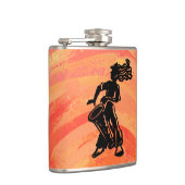 New York Boogie Nights Drum Orange Flachmann (Rechts)