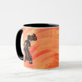 New York Boogie Nights Drum Orange Tasse (Vorderseite Links)