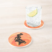 New York Boogie Nights Drum Orange Untersetzer (Seite)