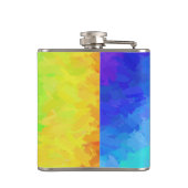 New York Boogie Nights Drum Rainbow Flachmann (Rückseite)