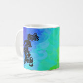 New York Boogie Nights Drum Rainbow Kaffeetasse (Vorderseite Links)