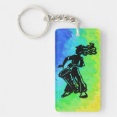 New York Boogie Nights Drum Rainbow Schlüsselanhänger (Vorderseite)