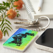 New York Boogie Nights Drum Rainbow Schlüsselanhänger (Vorderseite rechts)