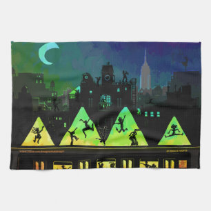 New York Boogie Nights Geschirrtuch