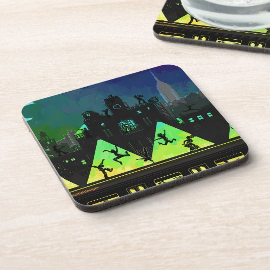 New York Boogie Nights Getränkeuntersetzer (Linke Seite)